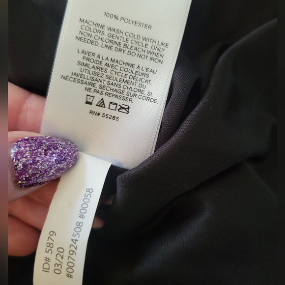 NWT Express Black Pleated Maxi Dress Spaghetti Strap Sleeveless Flowy Party XS - Picture 13 of 13